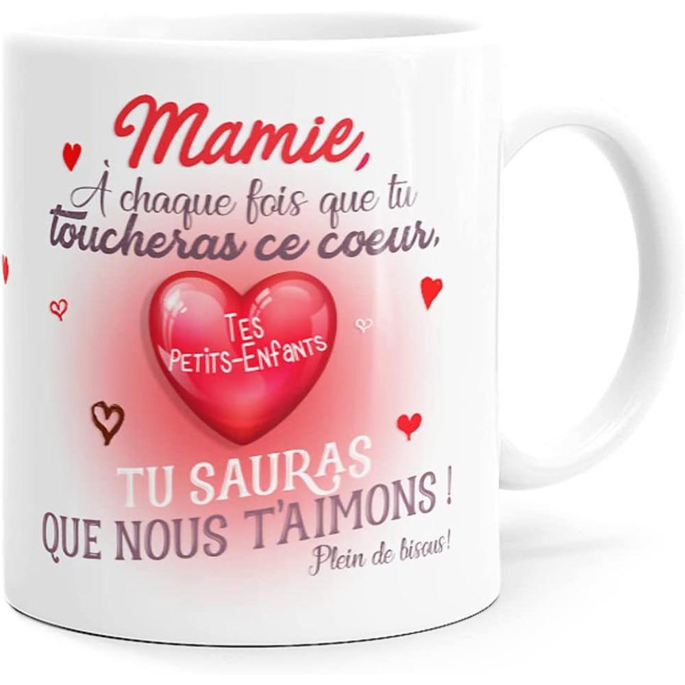 Французский День отца День матери Керамическая кружка с отметкой для кофе Чайная чашка 301-400ml