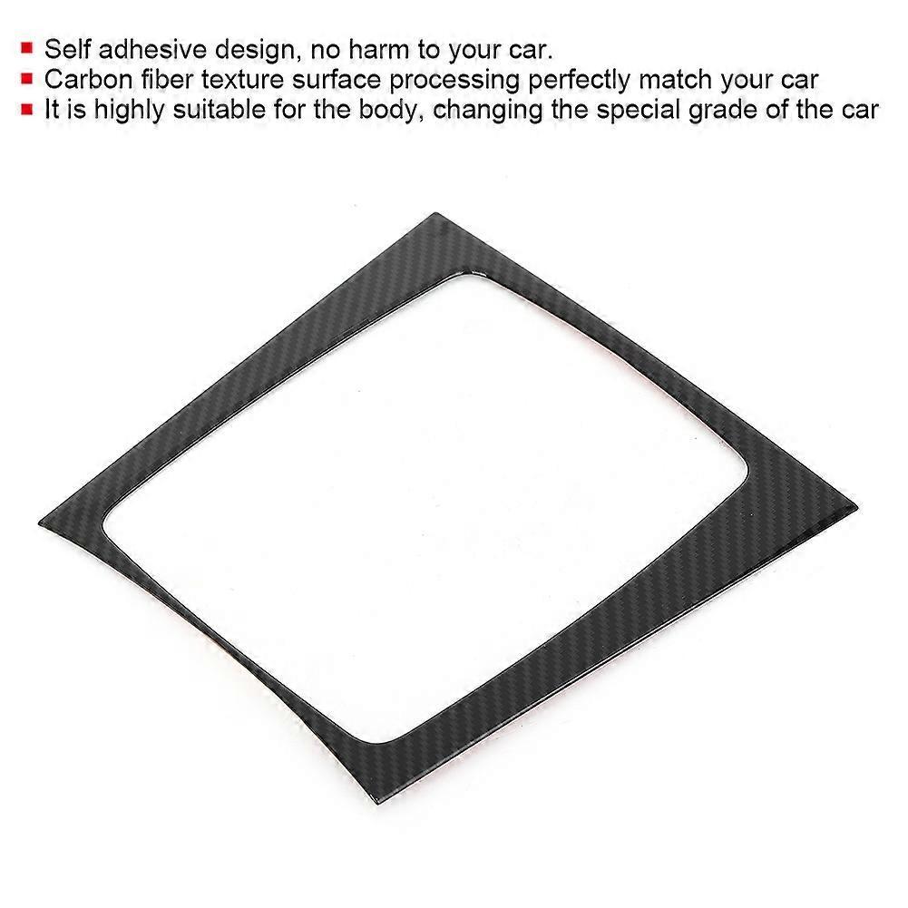 Carbon Fiber Texture Gear Shift Panel Fit for Mercedes Benz C GLK Class W204 08-13