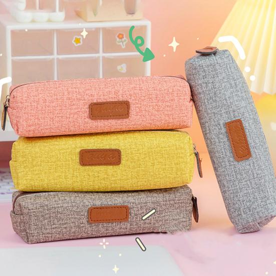 Large Capacity Pencil Case Portable Office Supplies School Students Stationery Bag Multifunctional Storage Organizer Zipper Pouch