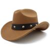 Popular light and hot-selling western cowboy hat star belt accessories classic jazz hat