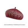 Keep Warm Beret Hat Retro Pattern Kintted Hat Retro Fashion Hat  Autumn