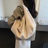 Vintage Suede Leather Large Capacity Tote Bag for Women Autumn Winter Shoulder Crossbody Bag