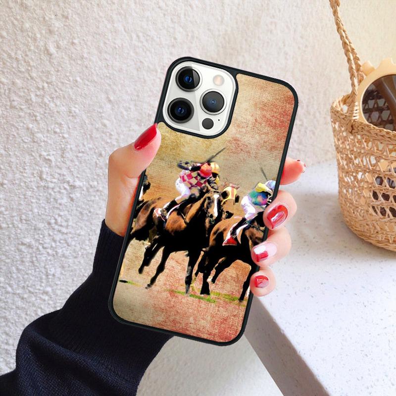Horse Pony Pattern Phone Case for iPhone 17 Air 16 PRO MAX 15 14 PLUS 12 11 13 Back Cover Fundas Shell coque