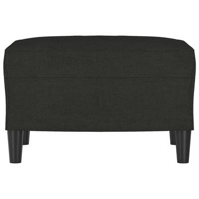 Footstool Black 60x50x41 Cm Fabric