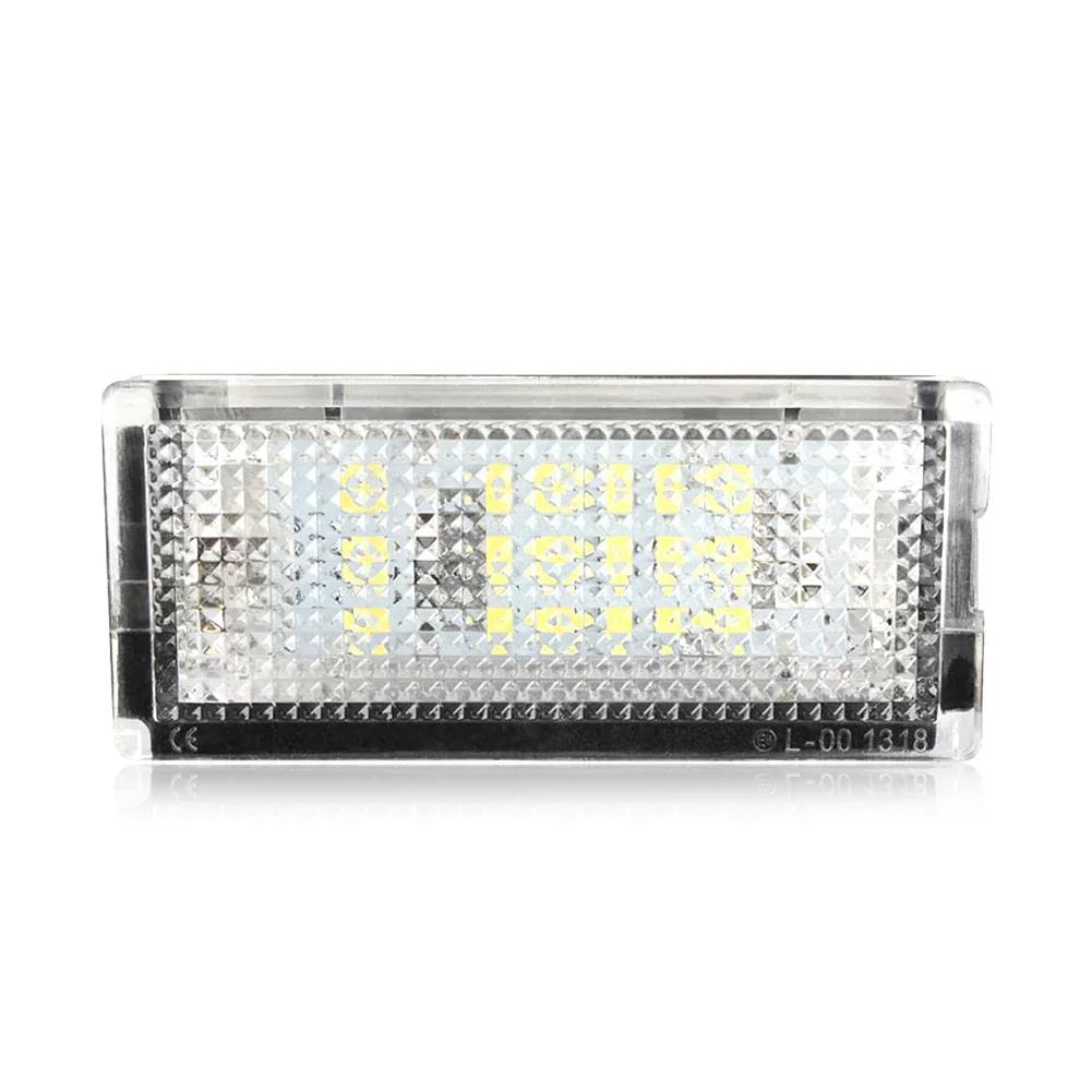 1/2Pcs Auto Tail Light Led License Plate Light Led Canbus White LED Bulbs for BMW 3-series E46 1998-2005 3 4 5 Car Accessories