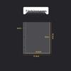 Korean Style Heart-Shaped Frosted A5 Binder Album - 3-Inch Instax Photo Book, Girly Star-Chasing Photo Storage