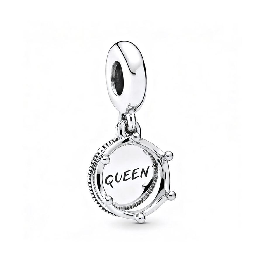 Sparkling Queen & Regal Crown Stones & Enamel Clip Snowflake Flower&Heart Charm Beads Fit Original Bracelet Diy Jewelry