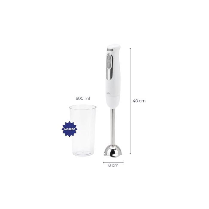 Immersion Blender - Jata - 700 W - Adjustable Speed - Turbo Function - Double Stainless Steel Blade