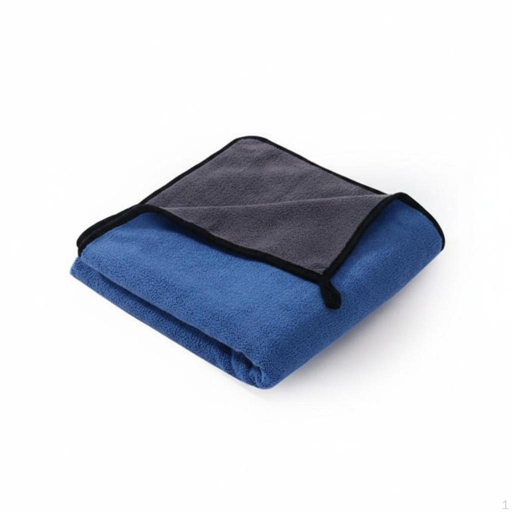 Absorbent Pet Towel Thickened Design Bath NonShedding Grooming Accessory 60*40cm