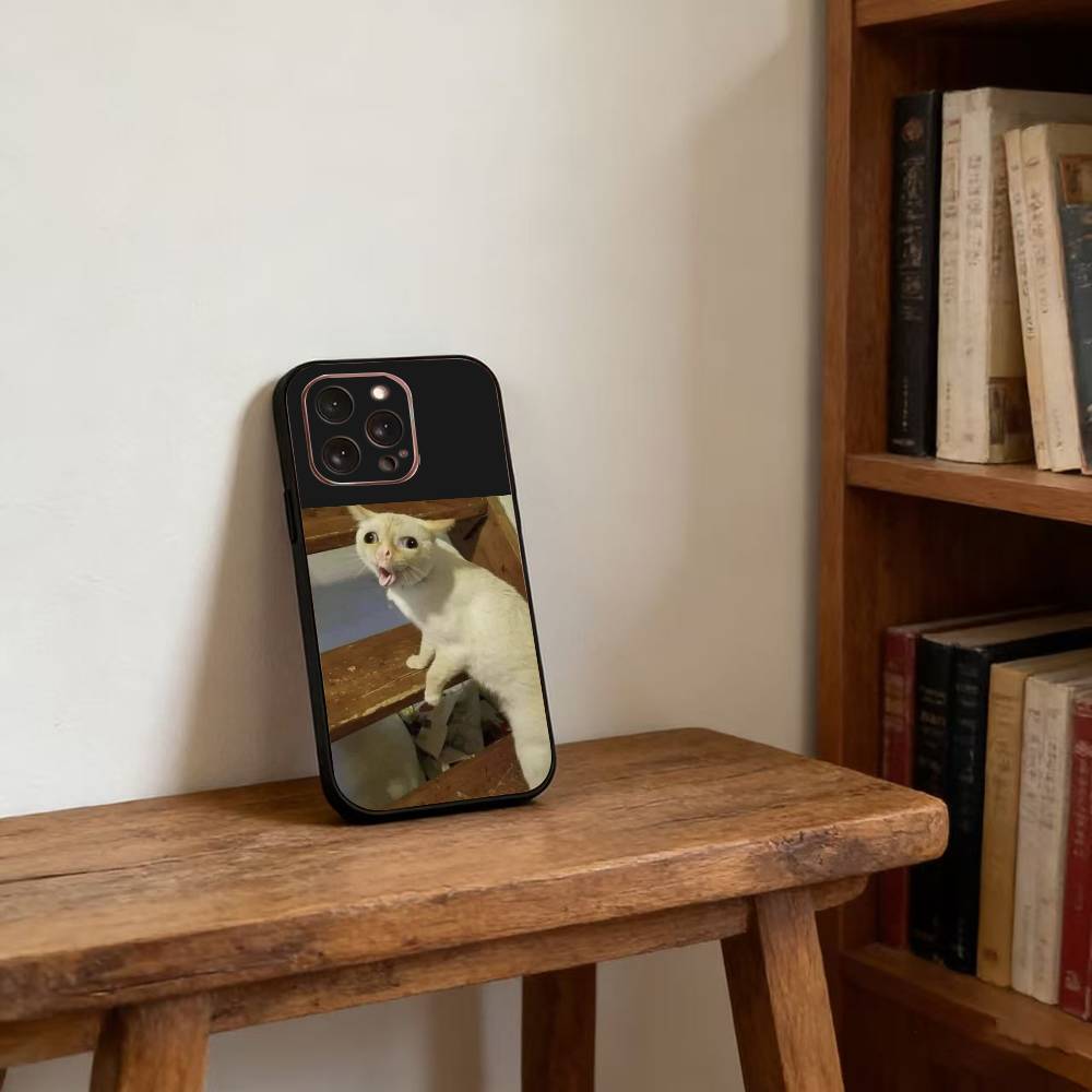 Haustier Katze Lustige Memes Handyhülle Silikon Weich Für IPhone 17 16 15 14 13 12 11 X XR Plus Pro Max Plus