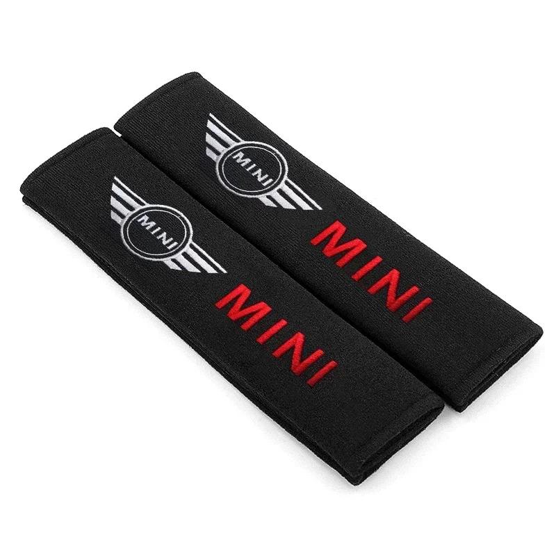 Cars R56 For BMW MINI Cotton Car Seat Belt Safety Belt Shoulder Protector Cover For BMW Mini Cooper R56 R50 R53 F56 R60 2011 201