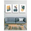 Poster Master Vintage Illustrated Poster - Vintage Minimalist Printing - Abstract Shape, Color, Aesthetic Office Wall Decoration