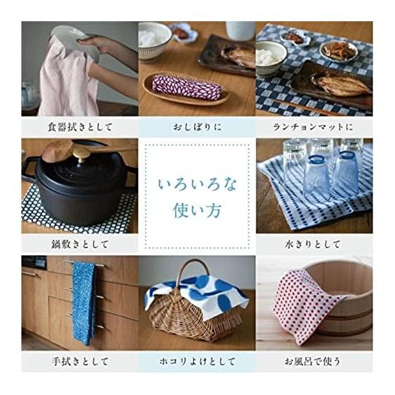 Kamawanu Tenugui Towel (Traditional/Lucky Charm Pattern - Scenic Patchwork) Product ID 6128040 | Made with Sori Fabric, 33cm X 90cm, 100% Cotton,