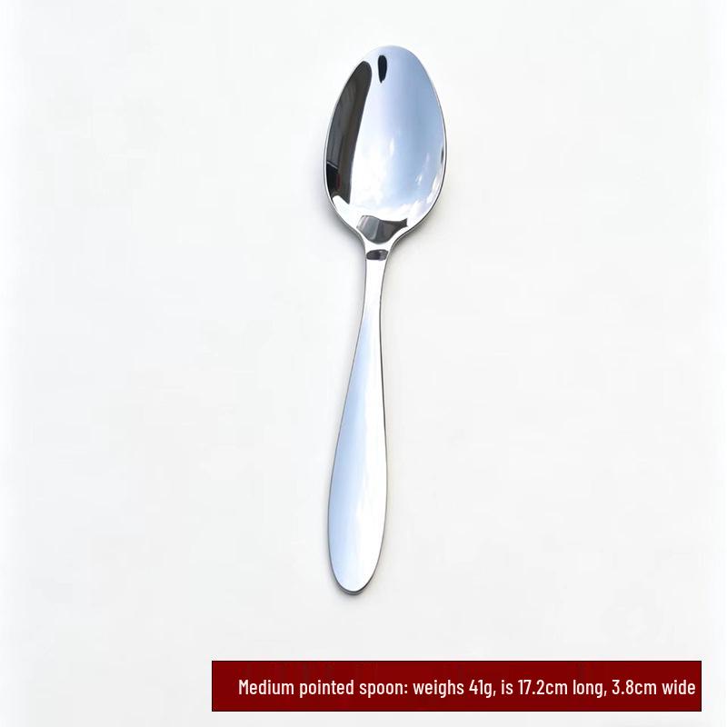 High-Grade 304 Stainless Steel Children's Rice & Soup Spoon with Enhanced Depth