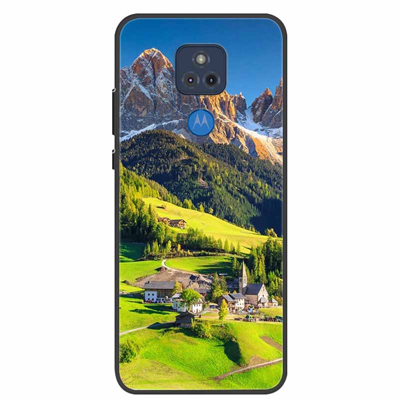 For Moto E7 Plus Case Bumper Silicone TPU Soft Phone Cover For Motorola Moto E7 Plus Case Cartoon Funda E 7 Plus E7Plus Coque