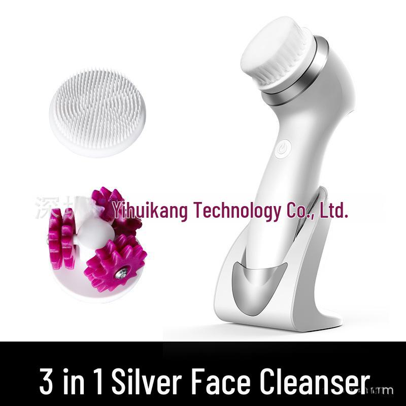 

Новинка 2022 года: ультразвуковой вращающийся электрический очиститель лица – водонепроницаемая индуктивная заряжаемая щетка для очищения лица