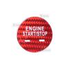 For Chevrolet Malibu XL Car Engine Start Stop Button Cover Real Carbon Fiber Sticker 2016 2017 2018