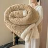 Fashion Jacquard Double Layer Sherpa Fleece Blanket Thick Warm Autumn Winter Blanket for Bed Warmth Plush Throw Blanket for Sofa