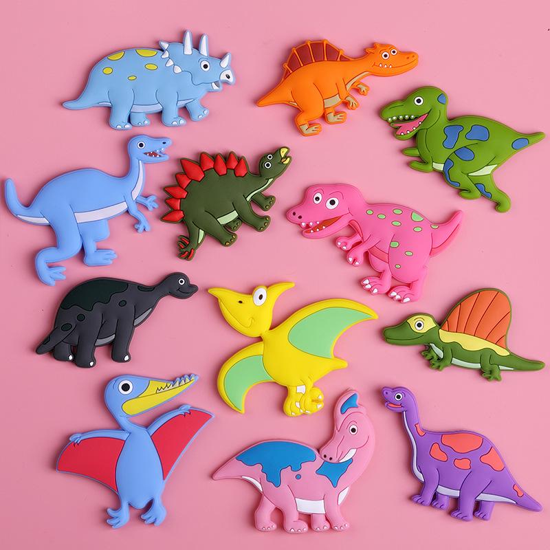 Cute Cartoon Soft Plastic Refrigerator Magnets Creative Decoration Early Education Stickers