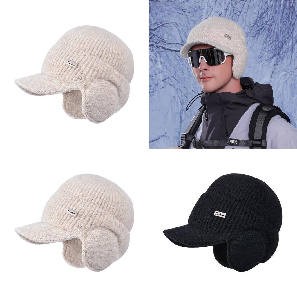 Autumn 2024 Knitted Cap For Men With Windproof Design And Warmth Suitable For Commuting