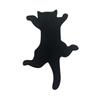 Wooden Black Cat Door Frame Sign Home Decor Birthday Gift Door Topper Decoration for Front Doors Dorm Picture Frame Gate