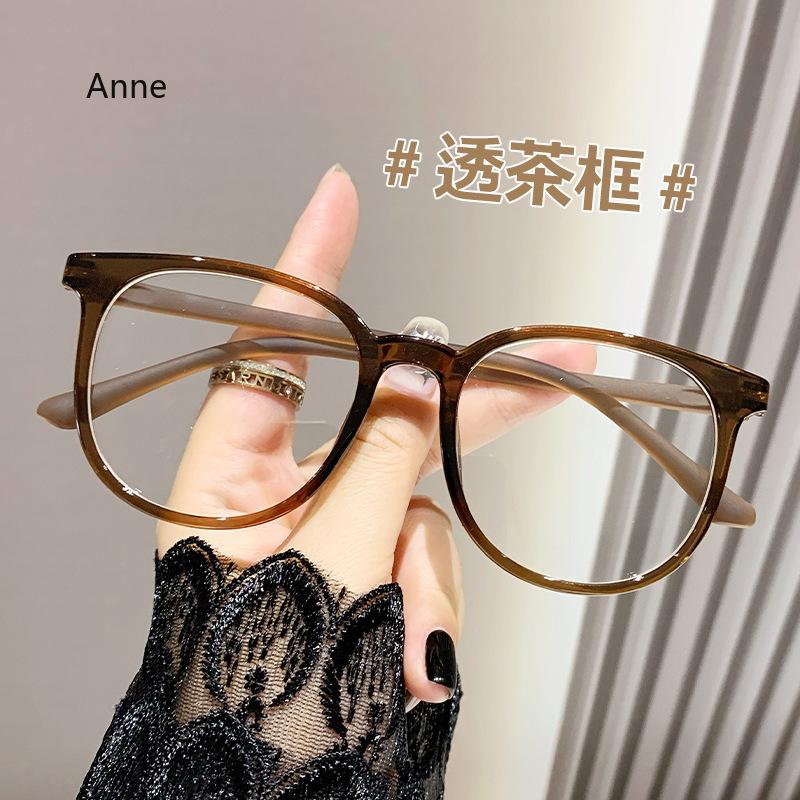 New Women Clear Lens Myopia Glasses Transparent Anti-Blue Light Nearsighted Eyeglasses Frame Diopter Myopia 0-1.0-4.0-6.0