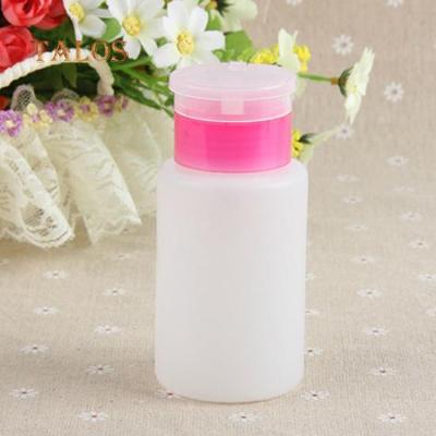 150ml Empty Pump Liquid Press Nail Polish Remover Cleaner Bottle Manicure  Refillable Container