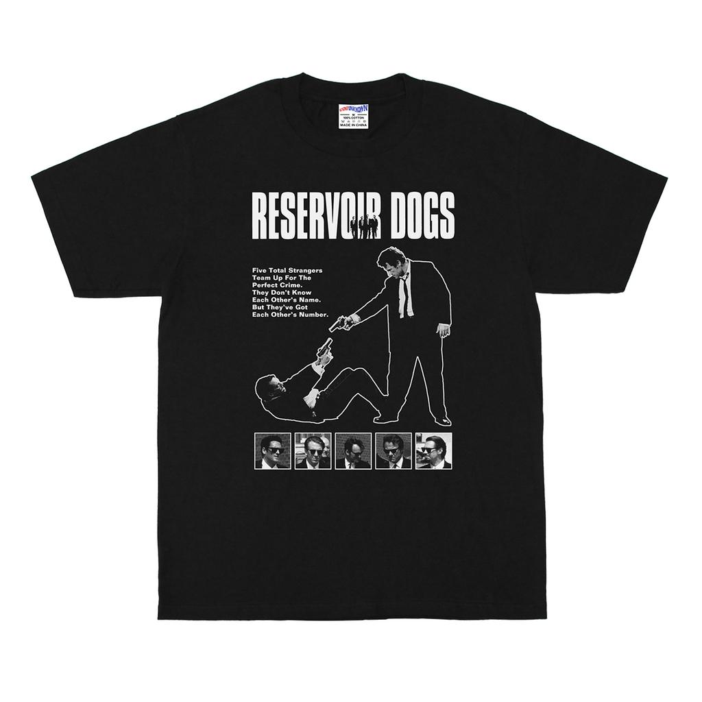 Reservoir Dogs TShirt Movie Quentin Tarantino Pulp Fiction The Hateful Eight Scarface Taxi Driver Cotton Mens Clothing Shirt
