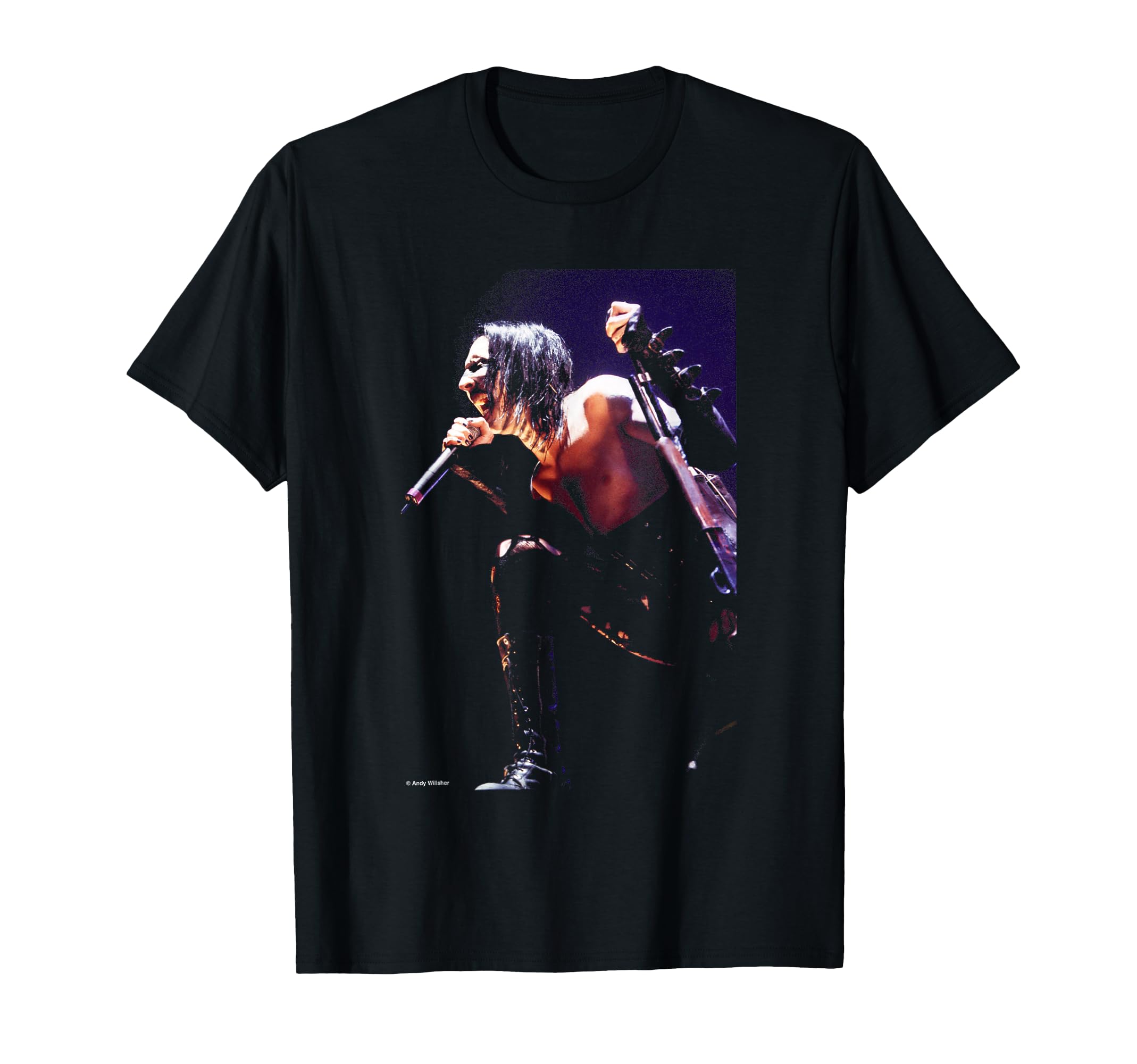 Marilyn Manson Live on Stage photo, Andy Wilshire T-shirt