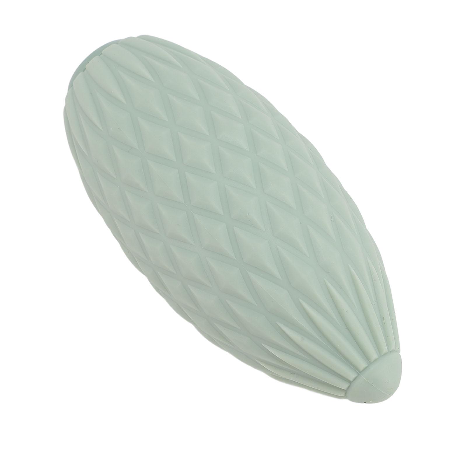 

Manual Roller Ball Massager Green Innovative Olive Shape Ergonomic Multifunctional Handheld Muscle