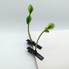 100 Pcs Bean Sprout Hair Clips Plant Hairpins Anti-slip Fake Leaf Funny Shape Long Green Sprout Decor Adult Children Hair Decoration Hair Clips