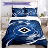 Hamburger SV Football Printed 3 Pieces Bedding Set, Comfortable Skin Friendly Bedroom Duvet Cover Set