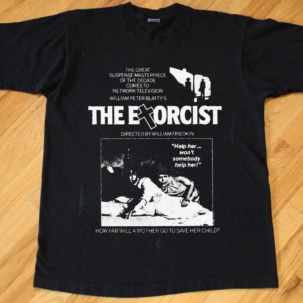 The Exorcist Shirt, The Exorcist Movie Charcoal T-shirt Unisex Unisex T-Shirt S