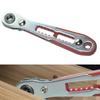 2pcs Adjustable Two-Way Ratchet Wrench Screwdriver Cross Screwdriver Slotted Ratchet Wrench Multi-function Hand Tool