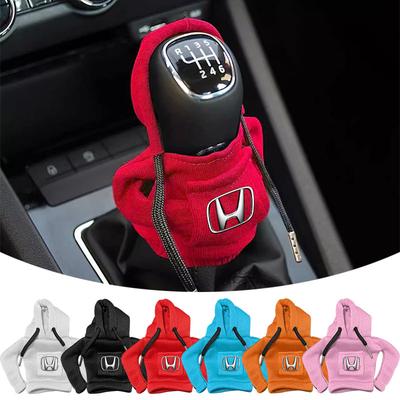 1 Stück Auto Schalthebelmanschette Kleiner Pullover Dekoration Schalthebel Hoodie Autostyling für Mugen Power Honda Civic Accord CRV Hrv Jazz