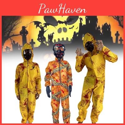 Costum Trendy Criza Zombie Biohazard Pentru Adulți Și Copii Cu Măști Incluse