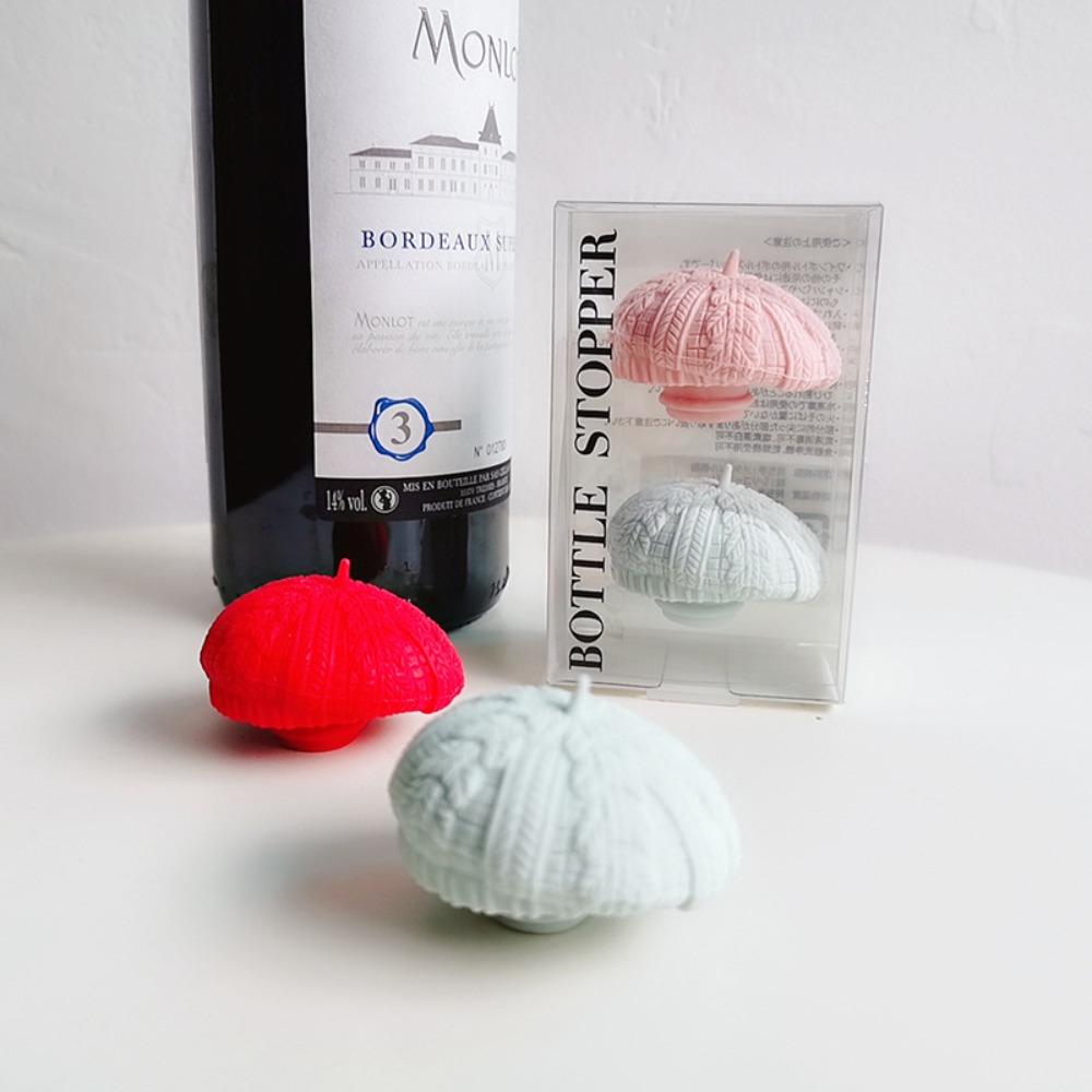 

Силиконовый гель герметичная пробка для вина в форме берета, уплотнительная пробка для бутылки шампанского