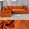 Velvet Sofa Cover for Living Room Thick Elastic Sofa Cover 1/2/3/4 Seater L Shaped Corner Sofa Cover Stretch Cover for Sofa