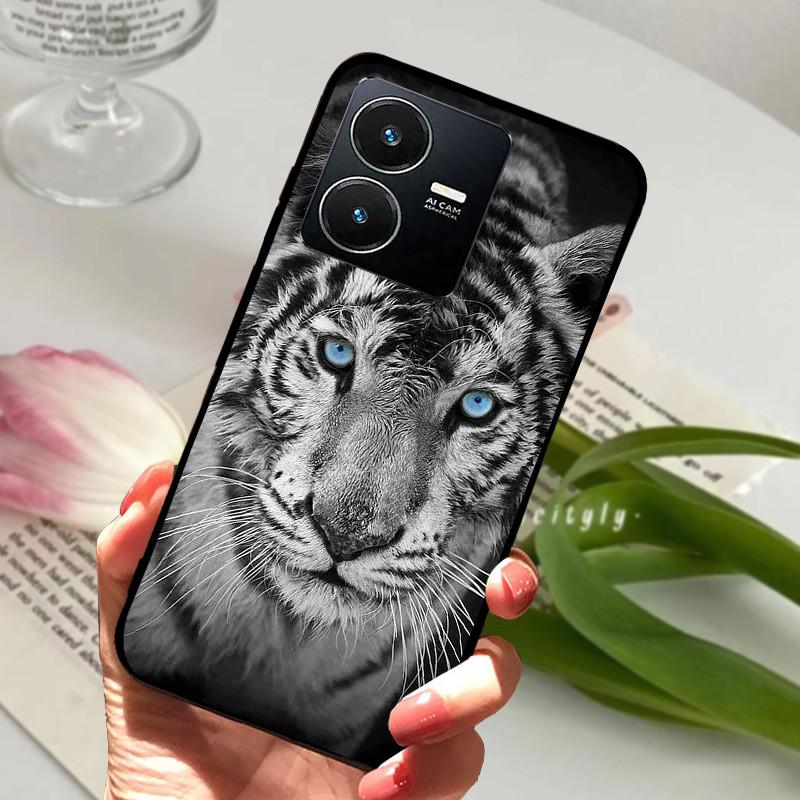 Pro Vivo Y22S 2022 Pouzdro Nárazuvzdorné Měkké TPU Silikonové Kryt Telefonu Pro Vivo Y22 Y 22 V2207 Y22S V2206 Funda Capa Kreslený Vivoy22