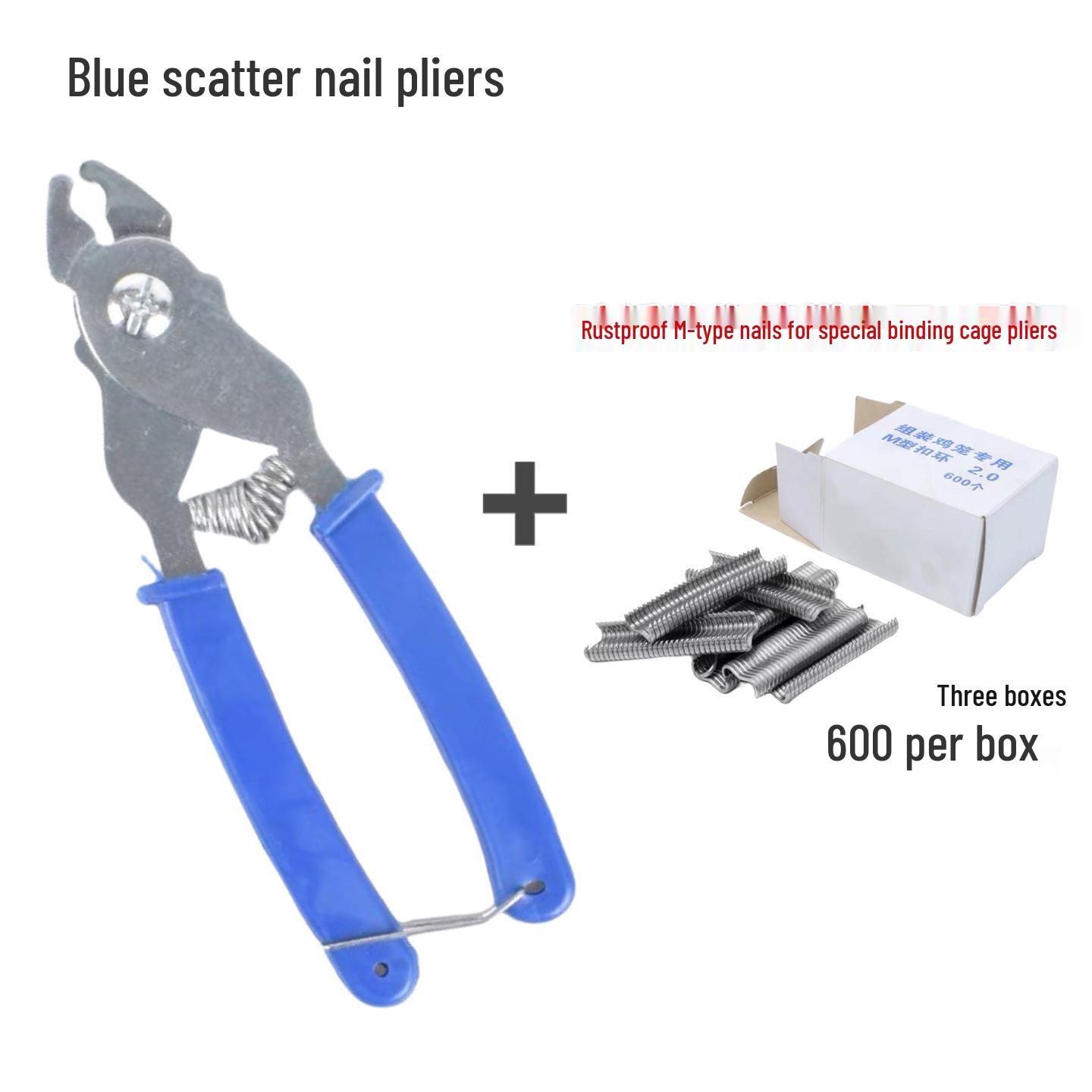 

Кліщі для в язання аквакультурних кліток - Ідеальні для збирання кліток для курей та кроликів за допомогою скоб.