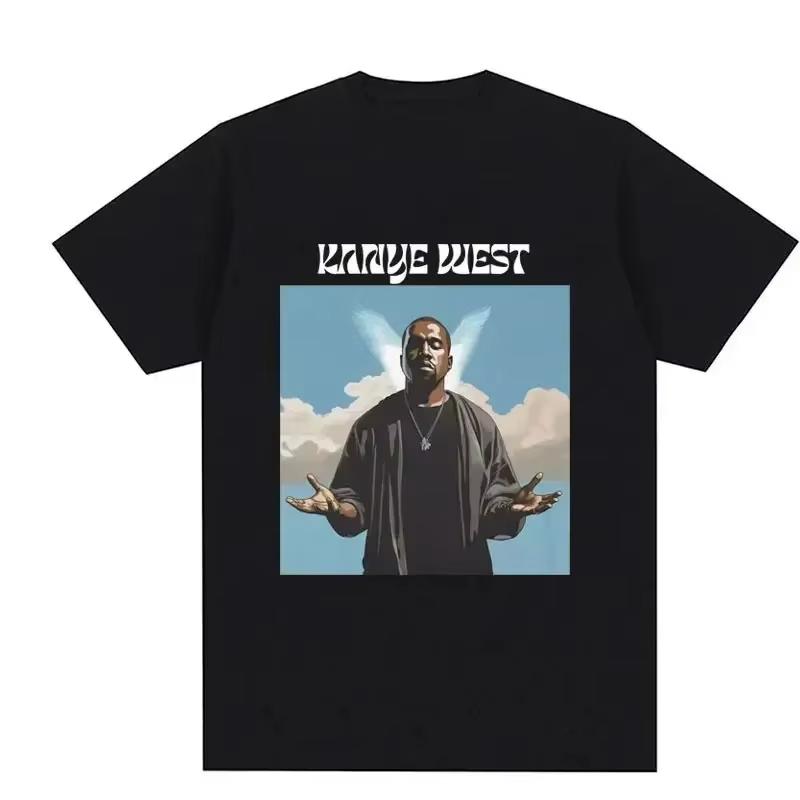 2026 Funny Kanye West Meme TShirt Unisexs Fashion Vintage Hip Hop Rap Style Tshirt Unisex Women Short Sleeve Streetwear Top Tees