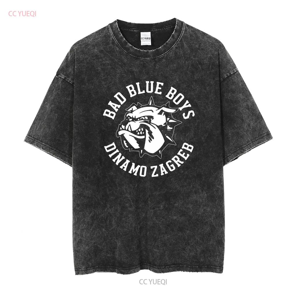 Dinamo Záhřeb Bad Blue Boys Tričko Ultras Chorvatsko dlouhý nebo krátký rukáv vintage Prané Unisex Pohodlná móda