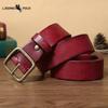Korean Style Personality Fashion Genuine Leather Pin Buckle Pure Copper Men's Belt Men's Pure Cowhide Versatile Retro Belt