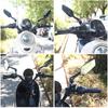 Bike Rearview Mirror Bicycle Handlebar Rear View Mirror 360 Degrees  Rotatable Safety Mirror Wide Angle for