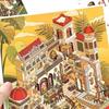 Miniature Scene PET Sticker Decorative Scenery Sticker For Journal Notebook Scrapbooking Phone Case and Album Decoration