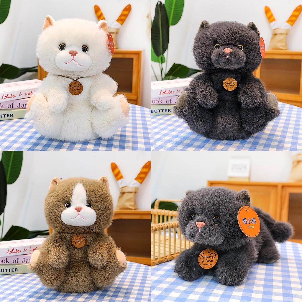 Cat Plush Toy Adorable Stuffed Doll Kids Collectors Gift Bedroom Decoration