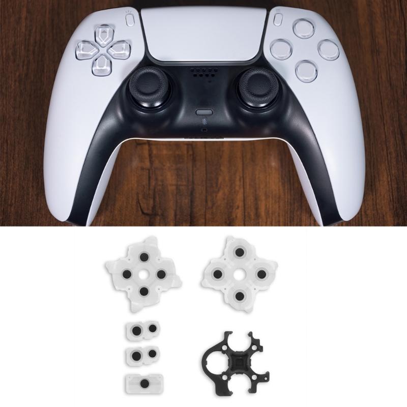 Weiches Gummi Silikon Leitfähiges Klebendes Knopfpolster Tastaturen Kompatibel für Game Controller Reparatur Ersatzteile