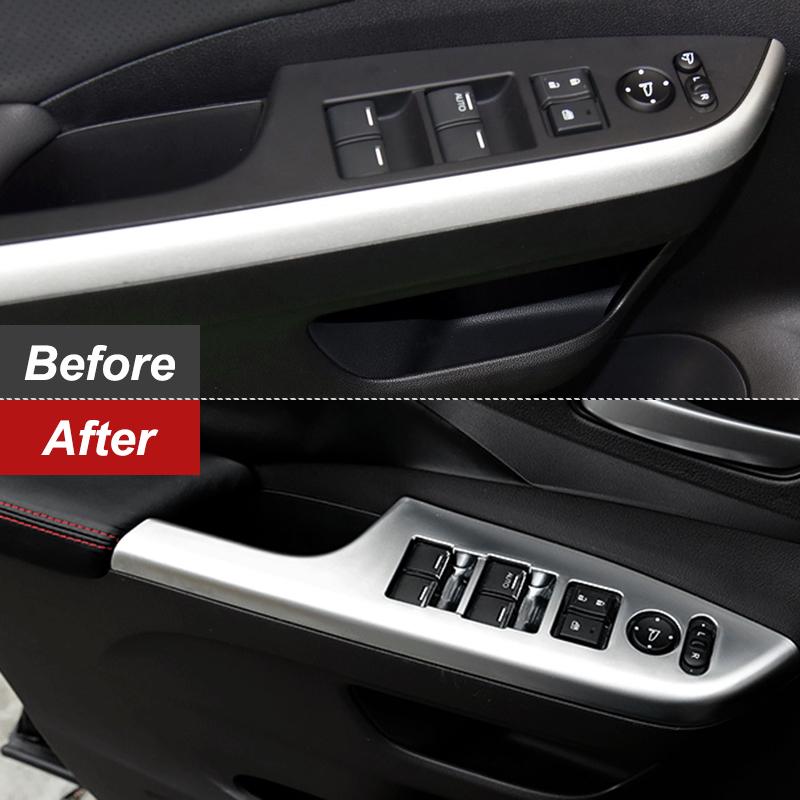 Cotieră interioară, ușă, geam, geam, comutator de ridicare, buton, capac panou pentru Honda CR-V CRV 2012 2013 2014 2015 2016 Accesorii auto