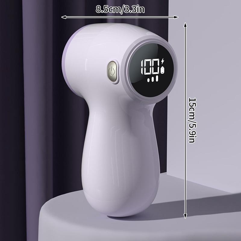 

Электрическая машина для удаления шерсти с одежды, зарядка через USB, портативное устройство для удаления катышков, светодиодный дисплей, бытовая машина для удаления шерсти домашних животных фиолетовый