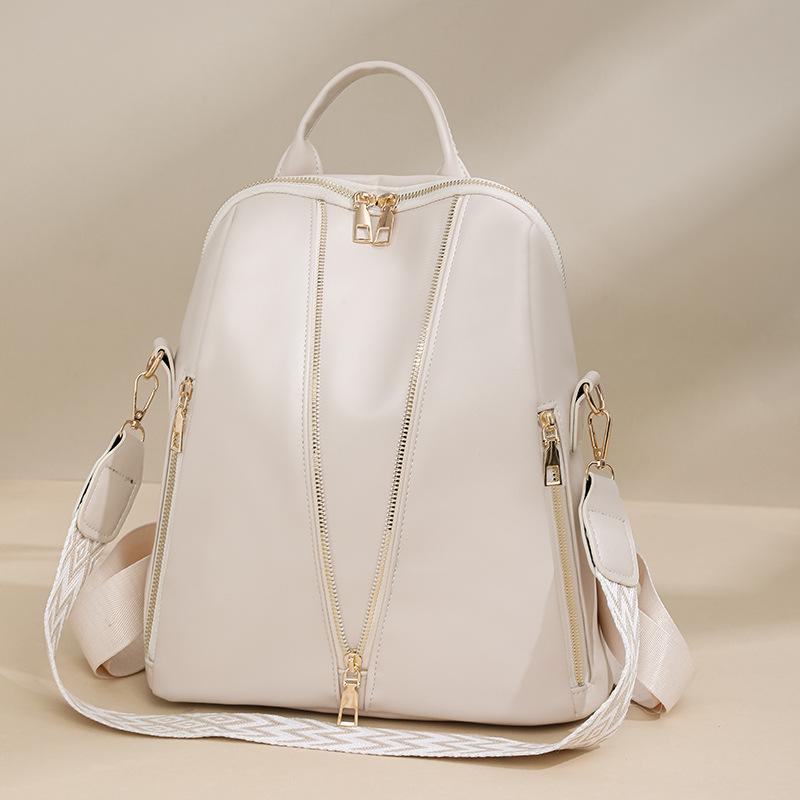 

Рюкзак женский персонализированный модный большой вместительный студенческий рюкзак повседневная сумка бежевый